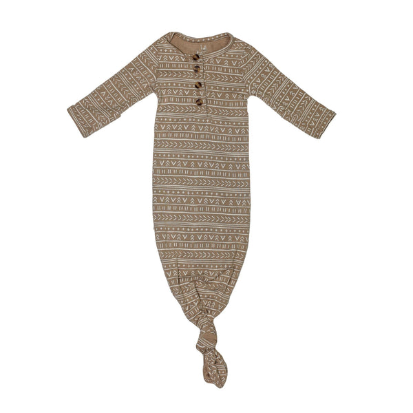 knotted-baby-gown-tribal Presley Couture at Sophia's Style-Baby Gowns-1